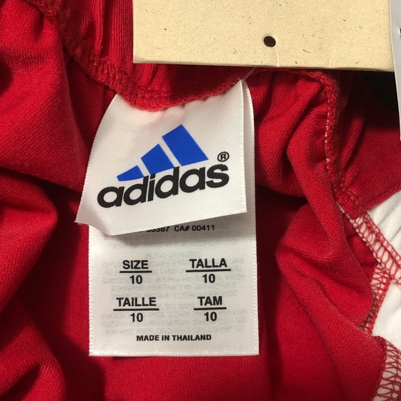 Y2K ADIDAS TENNIS SKIRT waist29”x15”Red/White NWT - Picture 6 of 9
